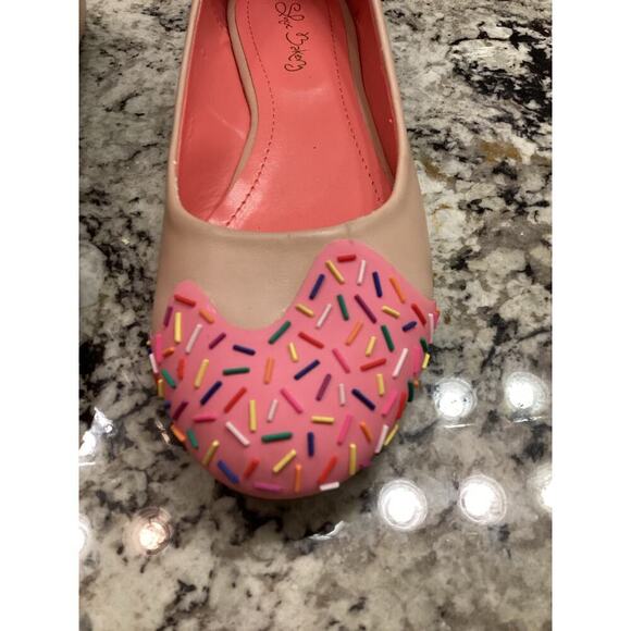 Shoe Bakery Strawberry sprinkle Jimmy Flats ballet retro unique girlie shoes 7 - Picture 3 of 10